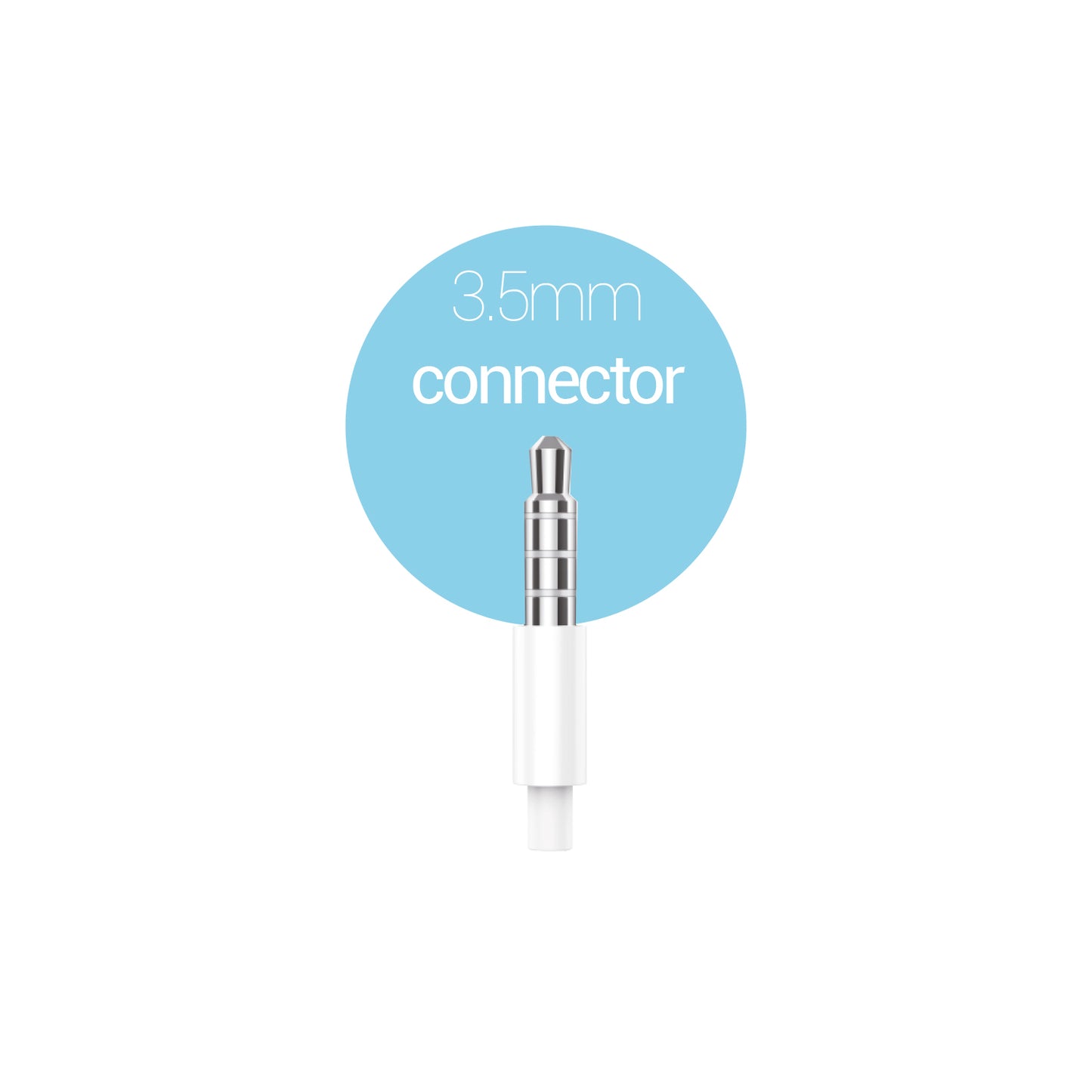 Audifonos In Ear Wired 3.5mm Microlab Blanco – imagen 3