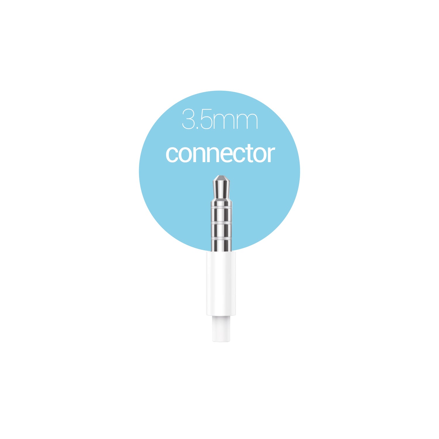 Audifonos In Ear Wired 3.5mm Microlab Blanco – imagen 3