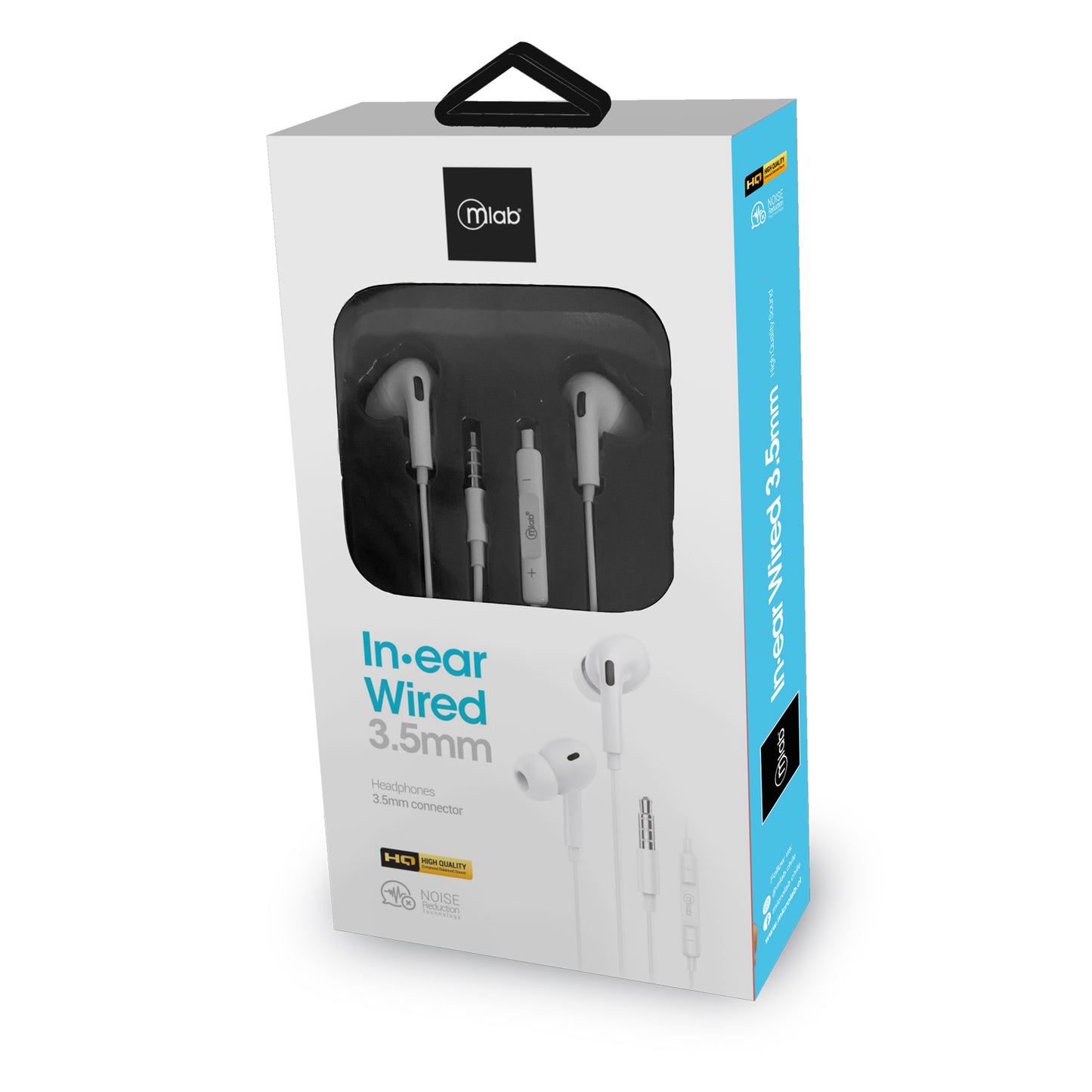 Audifonos In Ear Wired 3.5mm Microlab Blanco – imagen 4