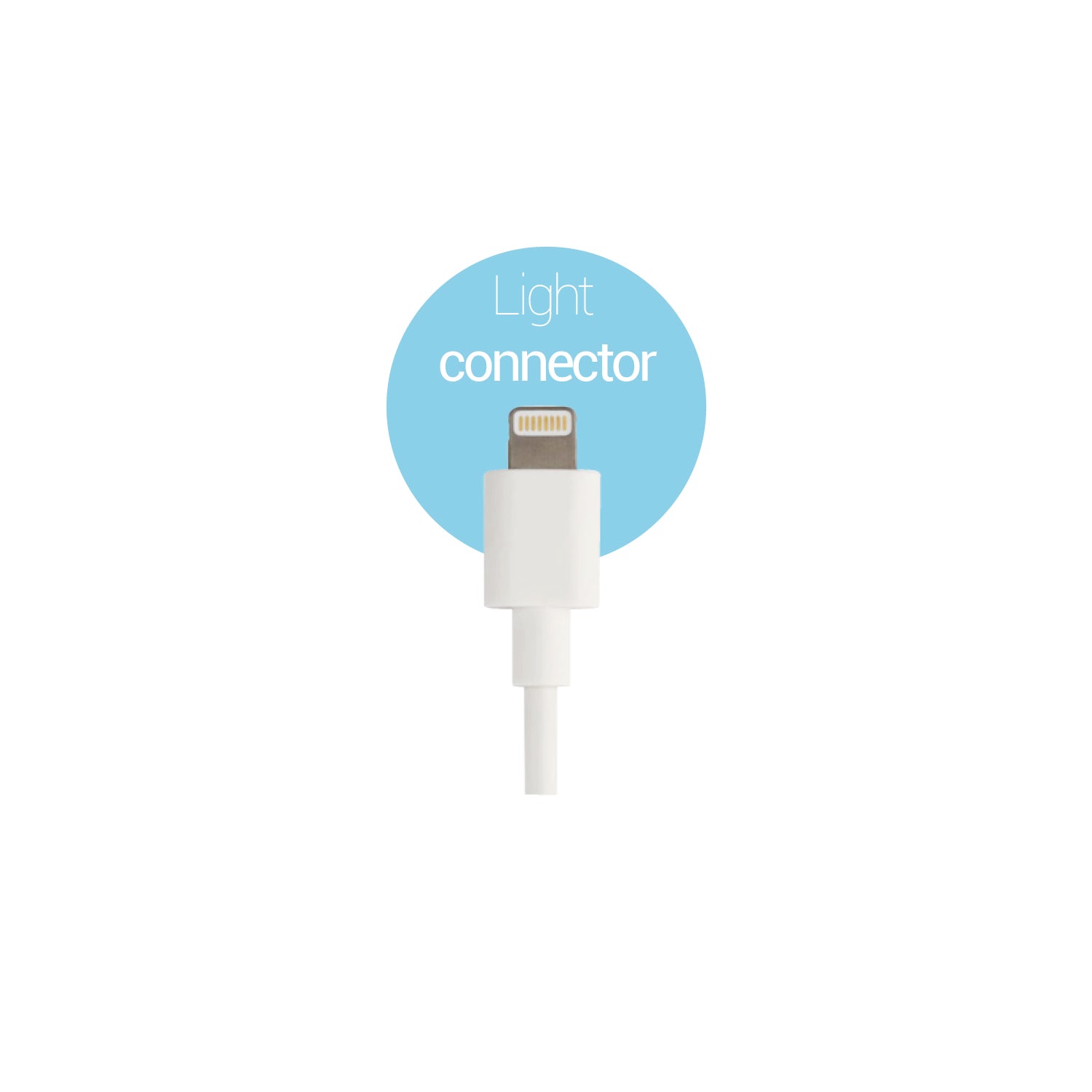 Audifonos In Ear Wired Lightning Microlab Blanco – imagen 3