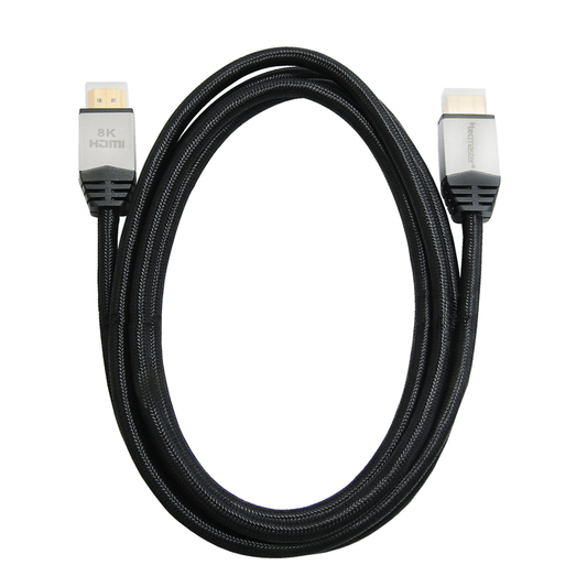 Cable Hdmi Tecmaster Uhd 8k 3d V2.1 2 Metros Negro