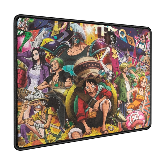Mousepad Gamer Antideslizante 40x30 Diseño One Piece Personajes