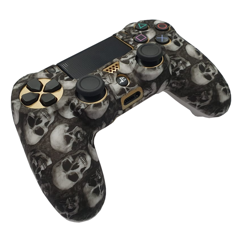 Protector Silicona Control Ps4 Camuflado M8