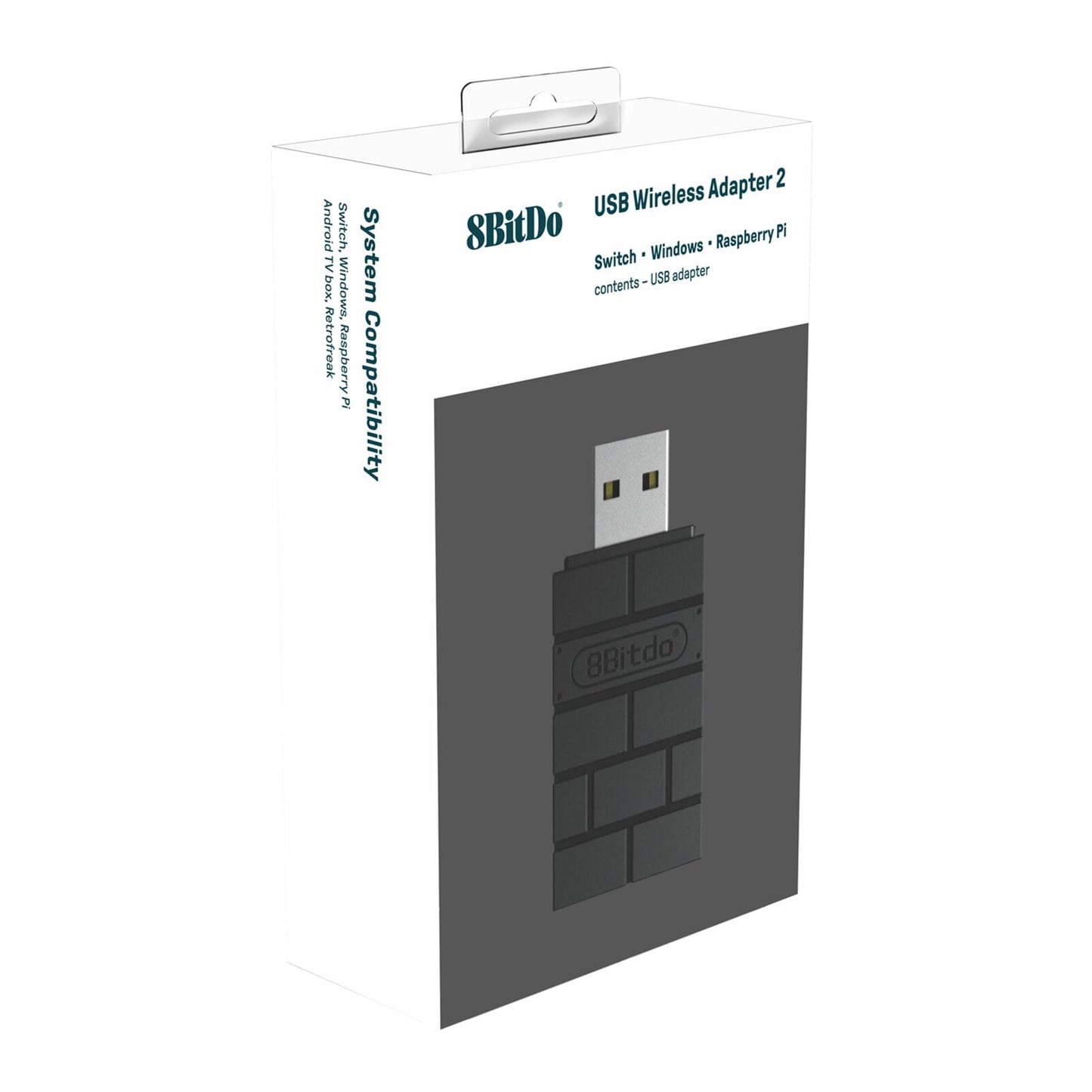 Adaptador 8bitdo Bluetooh Usb Pc Switch Xbox Ps4 Ps5 Ps3 Negro – imagen 2