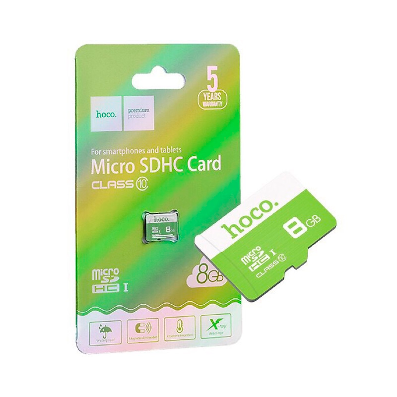 Micro SD Tf Flash Hoco 8 Gb Verde – imagen 3