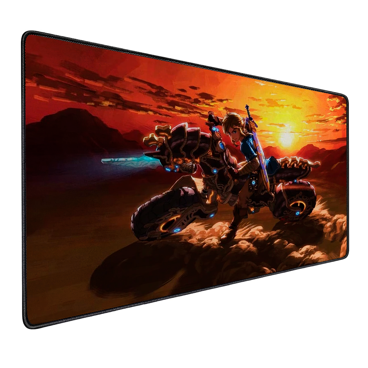 Mousepad Gamer Antideslizante 90x40 Diseño Zelda Breath Of The Wild Moto