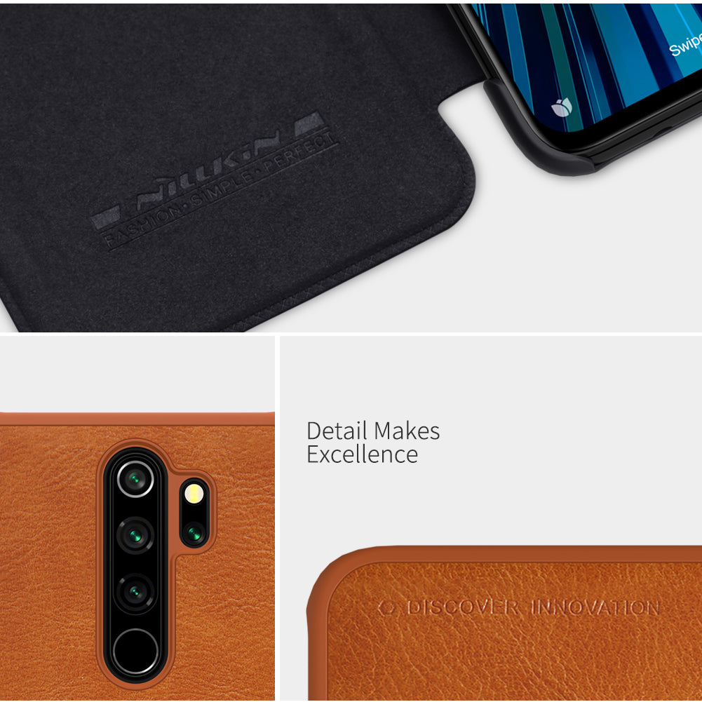 Xiaomi Redmi Note 8 Pro Qin Flip Cover Cuero Nillkin – imagen 7