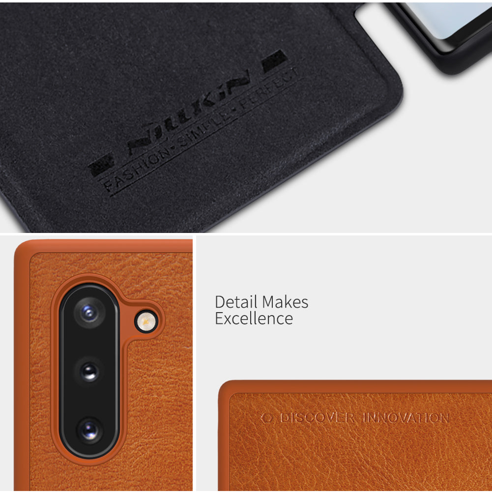 Samsung Galaxy Note 10 Qin Flip Cover Cuero Nillkin – imagen 4