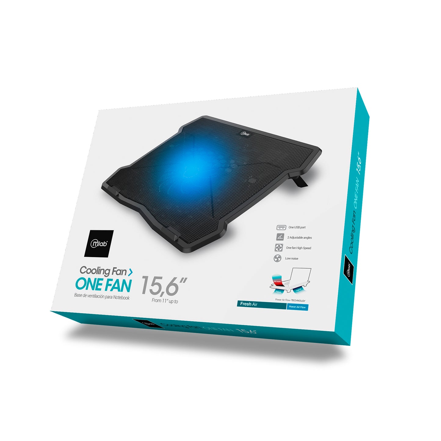 Ventilador Notebook Gamer 3DFX One Fan 15,6 Mod 9035 Negro – imagen 2