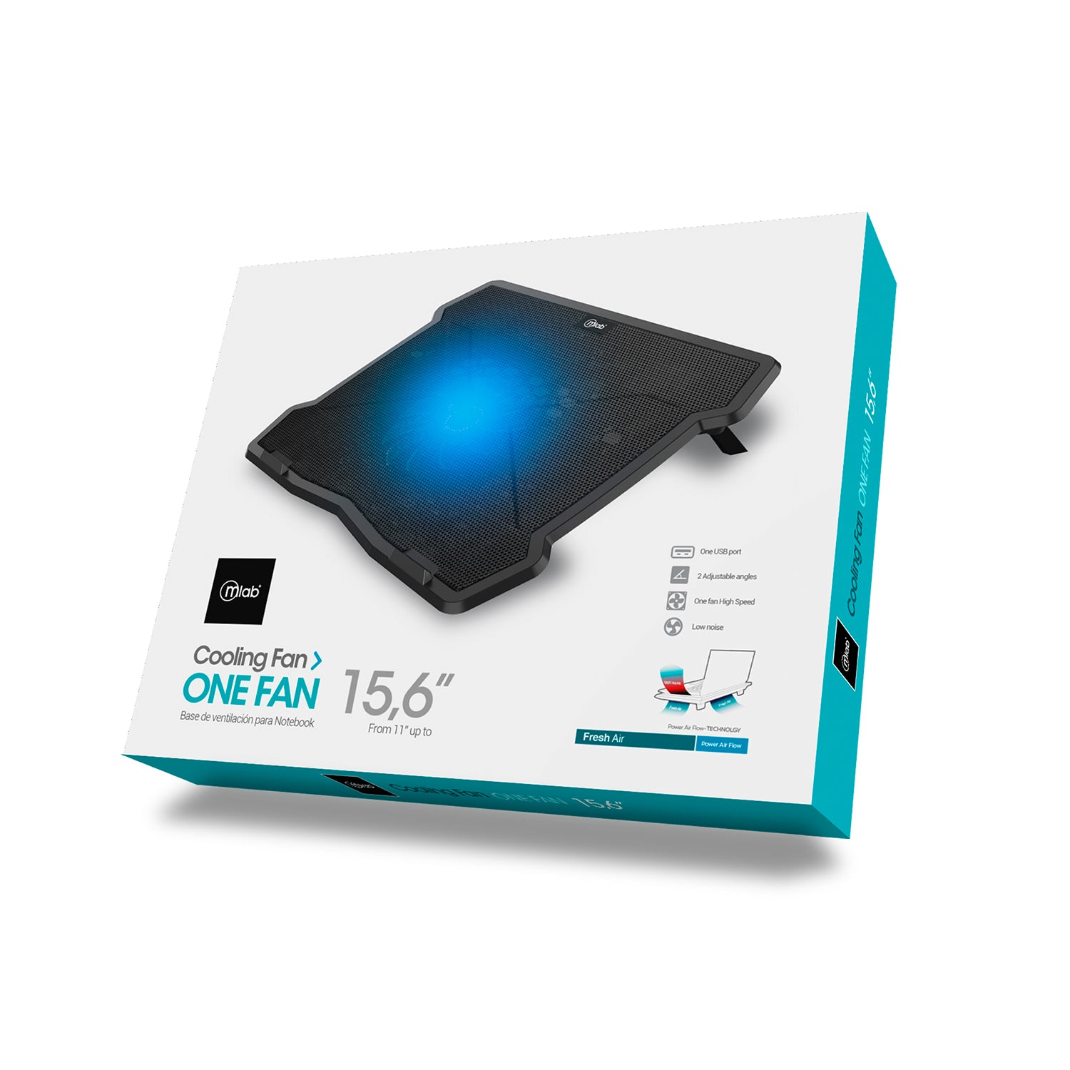 Ventilador Notebook Gamer 3DFX One Fan 15,6 Mod 9035 Negro – imagen 2