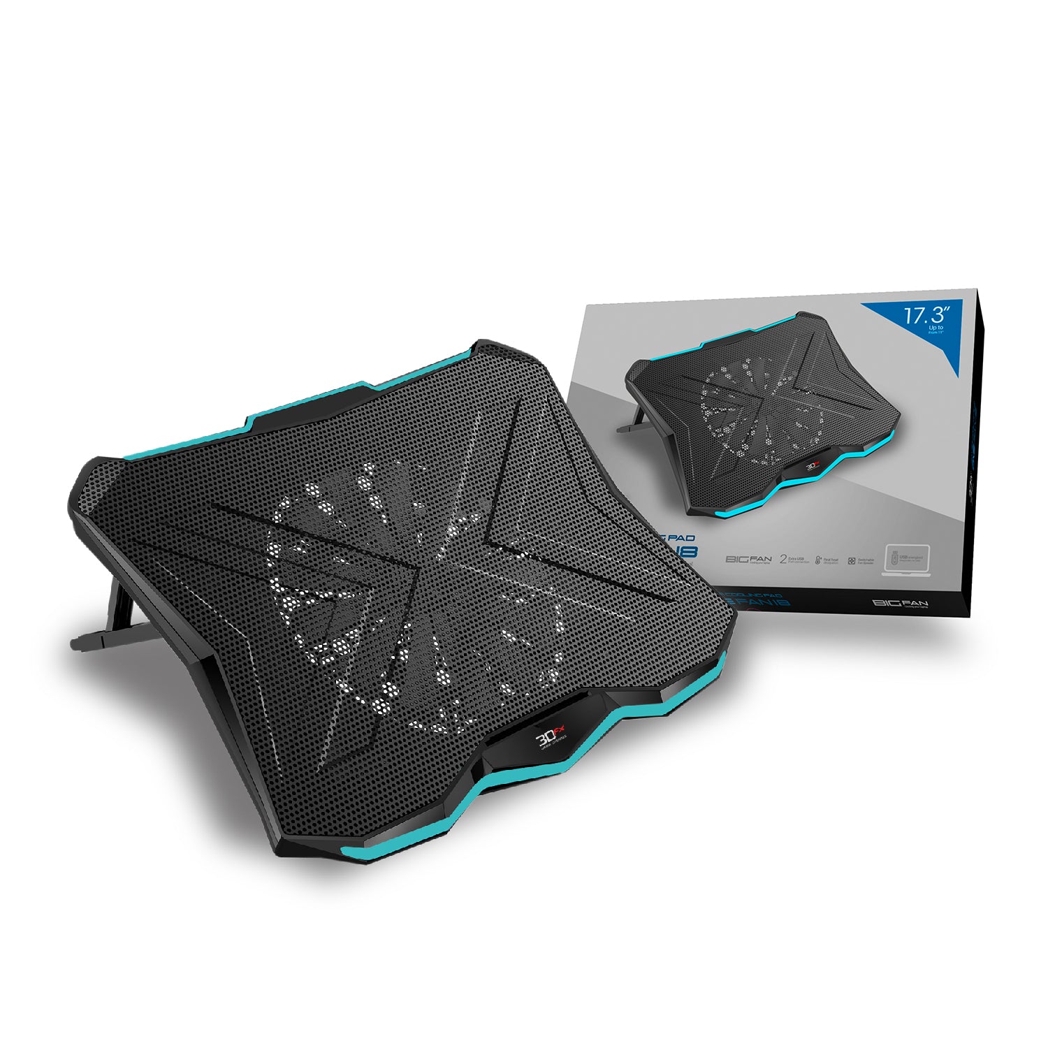 Ventilador Notebook Gamer 3DFX One Fan 18 Negro – imagen 3
