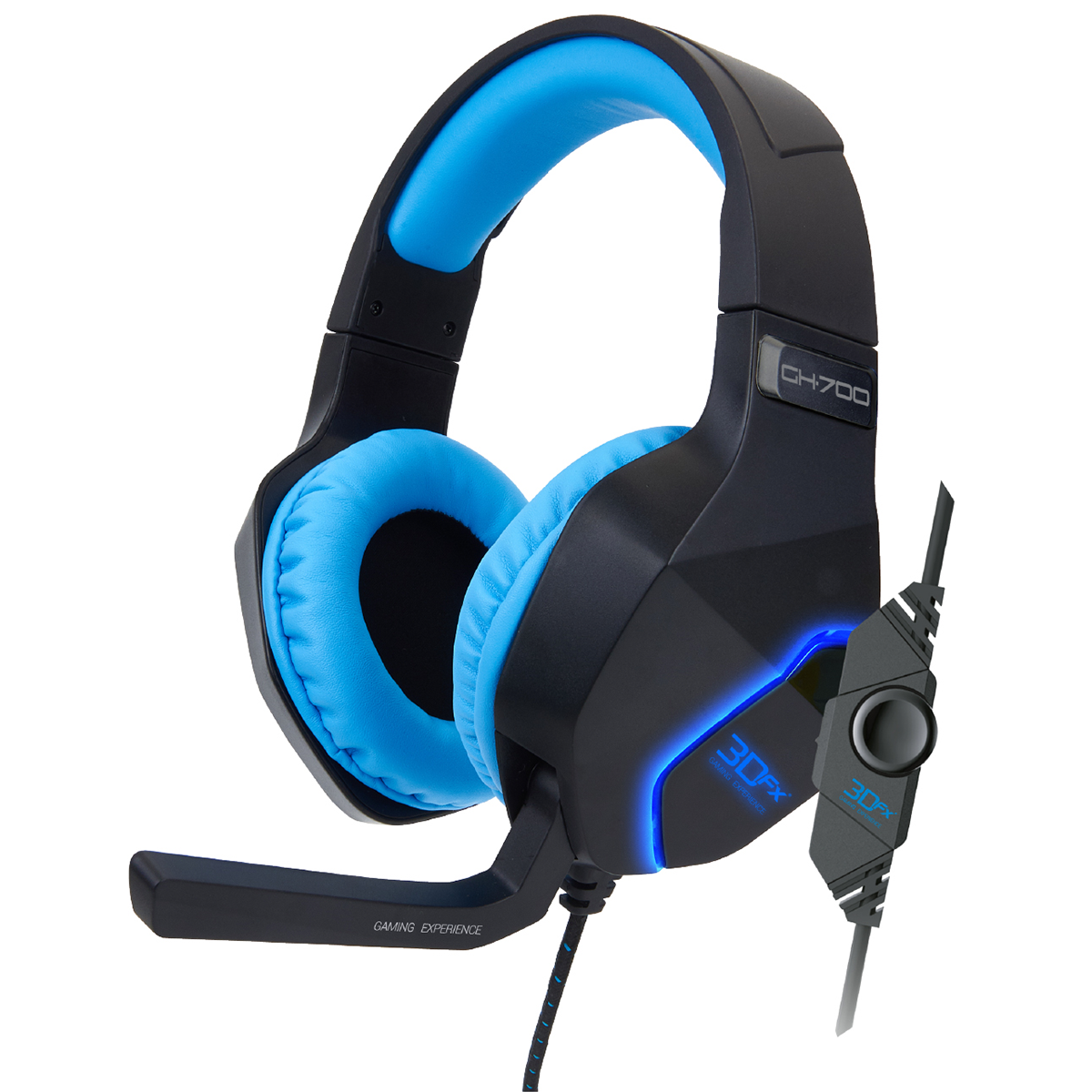 Audífono Gamer 3dfx Gh-700 Usb 3.5mm Pc Ps4 Xbox Switch