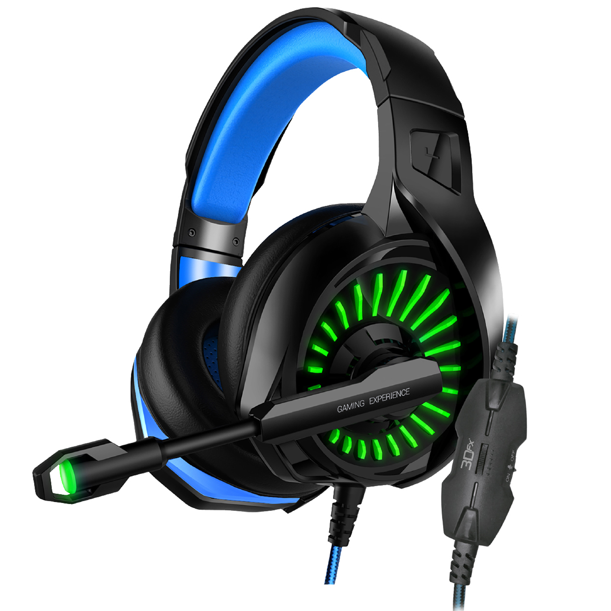 Audífono Gamer 3dfx Gh-800 Usb 3.5mm Pc Ps4 Xbox Switch