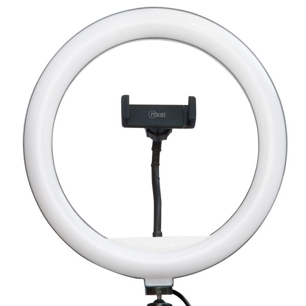 Anillo Aro De Luz Led 26cm Con Atril Microlab 9070 – imagen 4