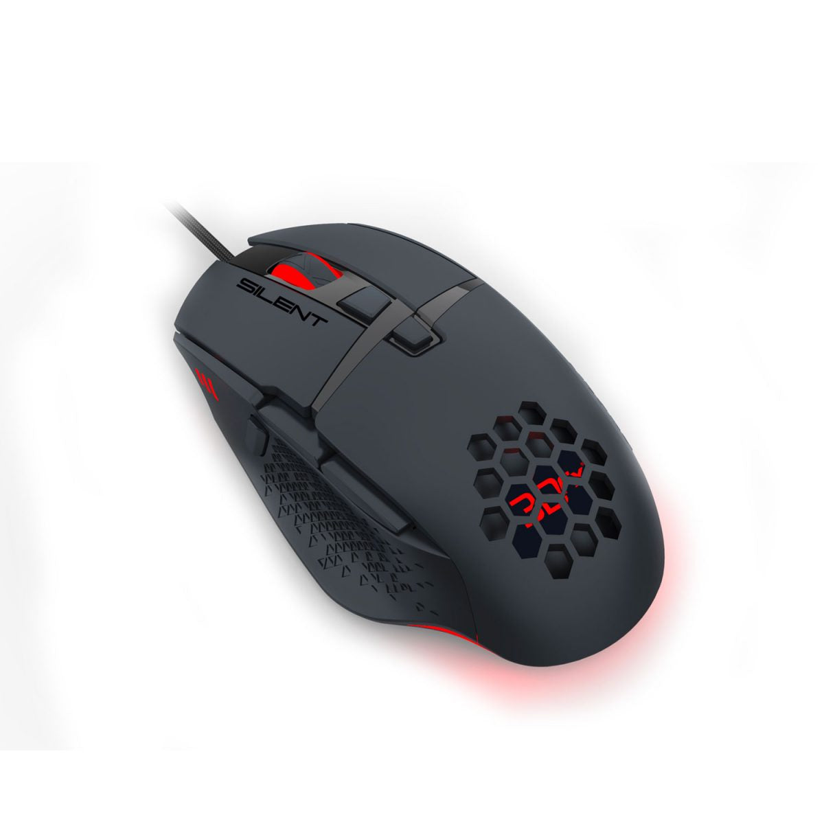 Mouse Gamer 3dfx Silent 6400 Dpi Rgb Negro – imagen 4