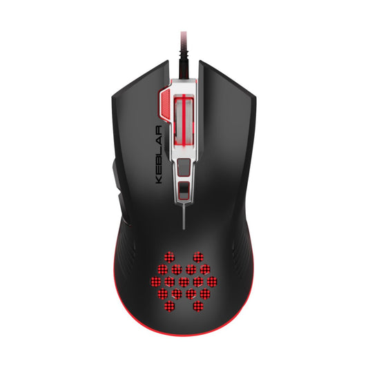 Mouse Gamer Pro 3dfx Keblar 7200 Dpi Rgb Negro