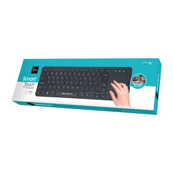 Teclado Inalámbrico Microlab Smart Touch 9078 Negro – imagen 4