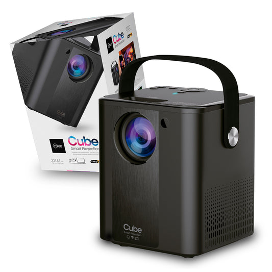 Proyector Microlab Cube 2000 Lm 1080p Fhd Wi Fi Screen Mirror