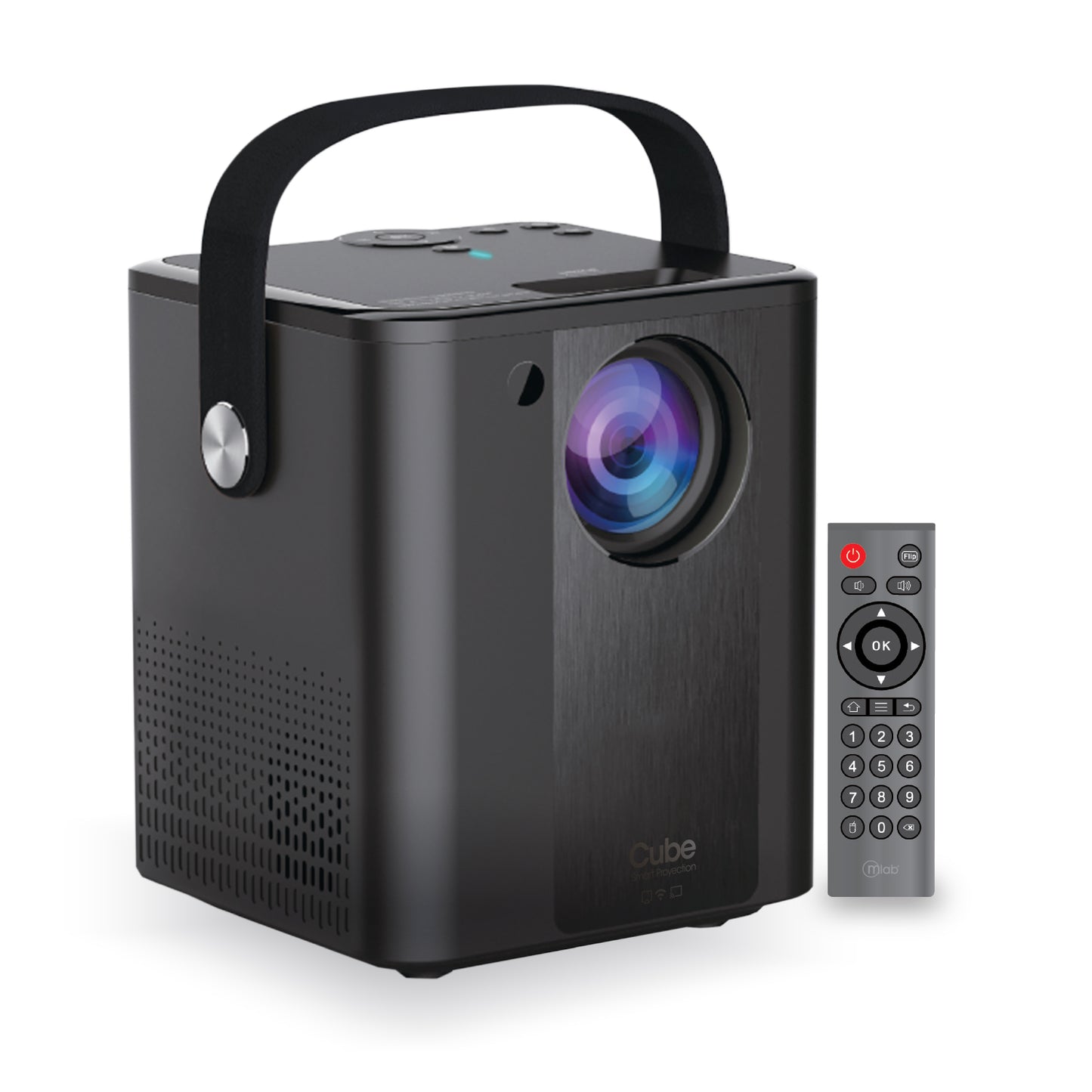 Proyector Microlab Cube 2000 Lm 1080p Fhd Wi Fi Screen Mirror – imagen 4