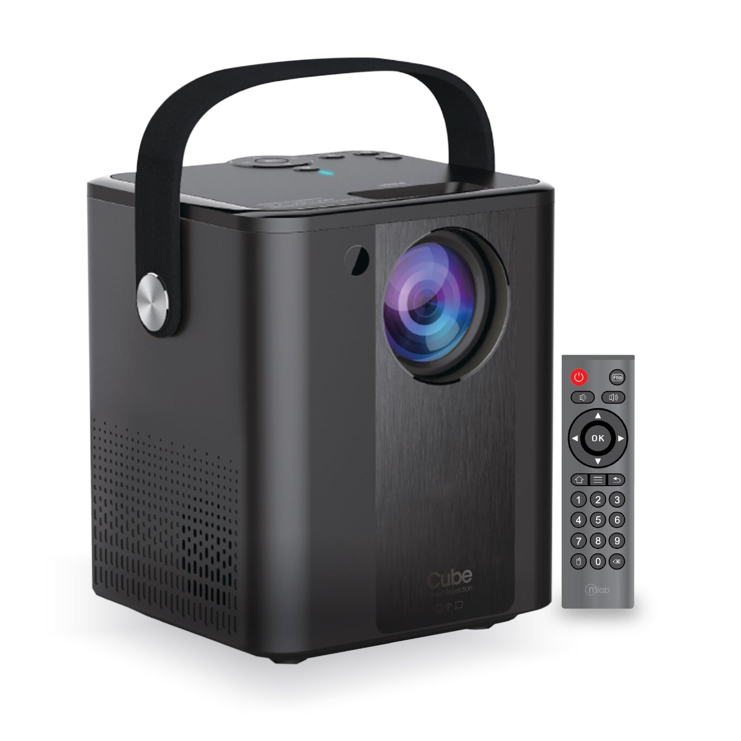 Proyector Microlab Cube 2000 Lm 1080p Fhd Wi Fi Screen Mirror – imagen 4