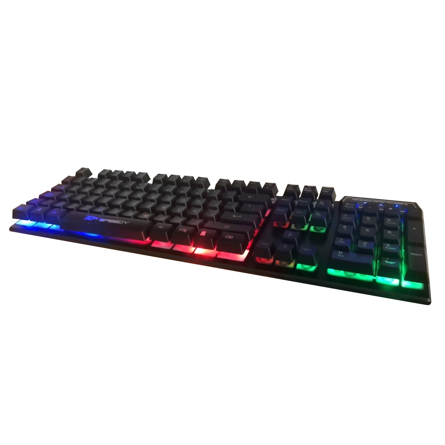 Teclado Gamer 3DFX Membrana Speedy Español 9080 Negro – imagen 2