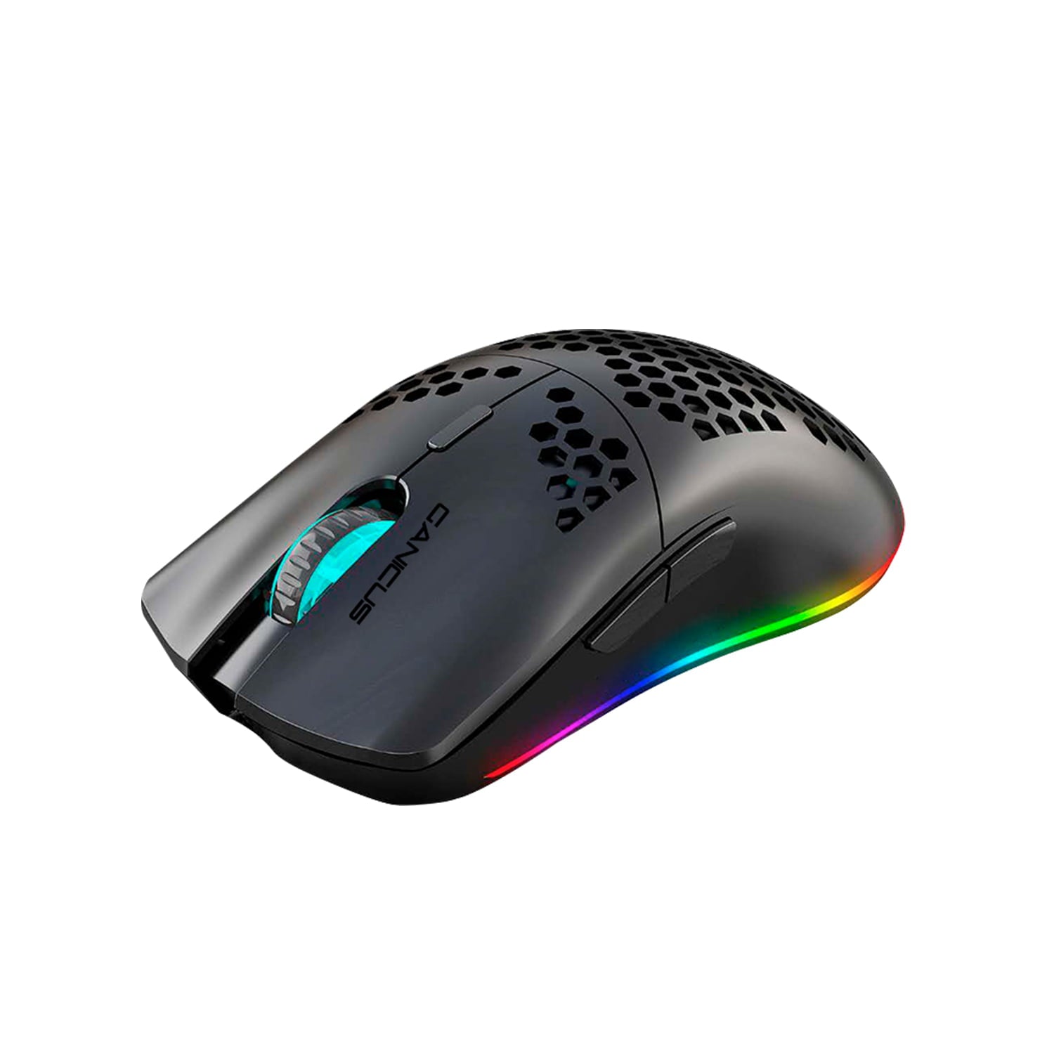 Mouse Gamer 3dfx Ganicus 6400 Dpi Rgb Negro – imagen 2