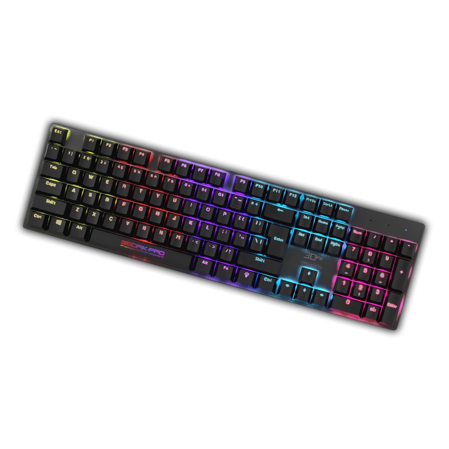 Teclado Gamer Mecanico 3DFX Sedrik Rgb Switch Blue Negro – imagen 4