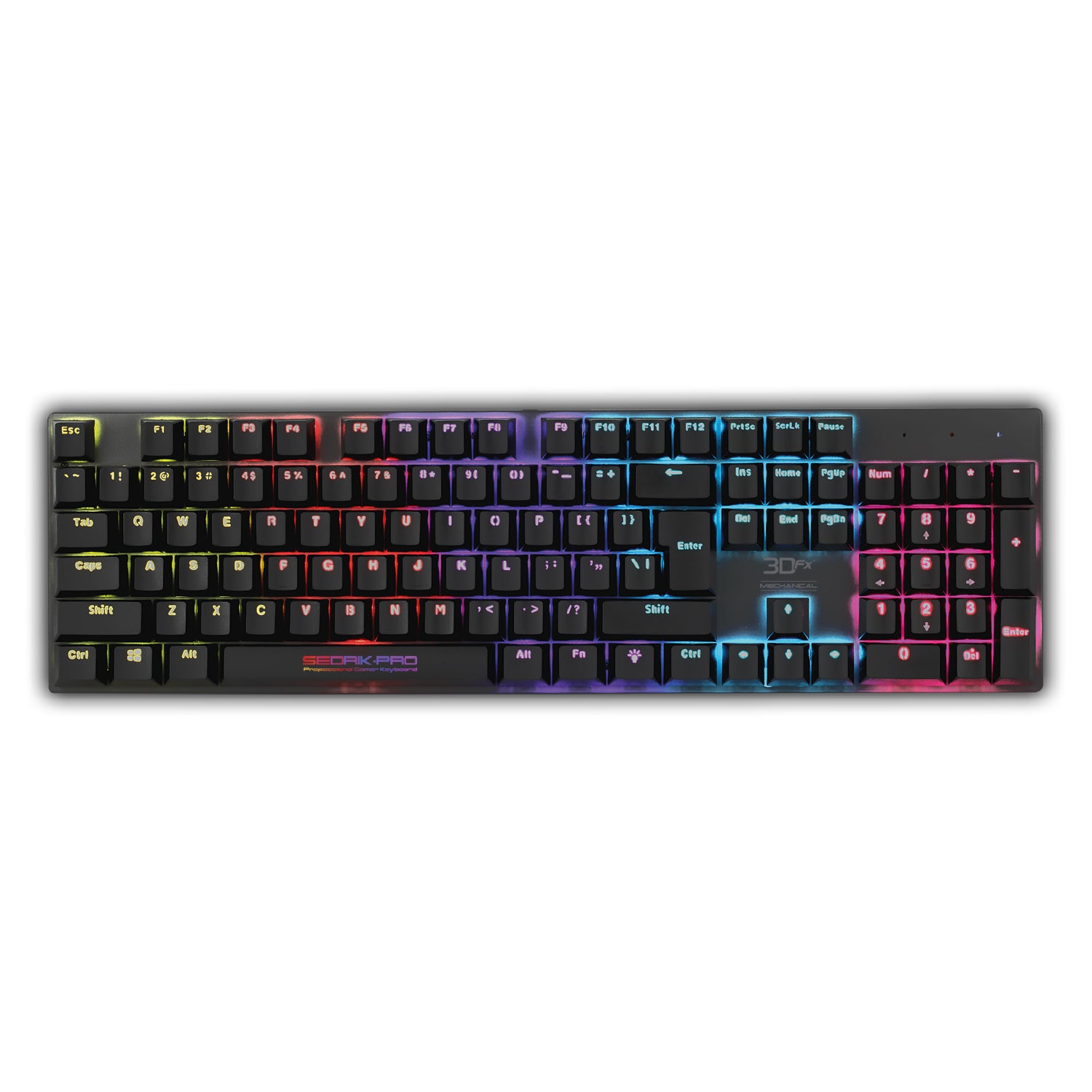 Teclado Gamer Mecanico 3DFX Sedrik Rgb Switch Blue Negro – imagen 3
