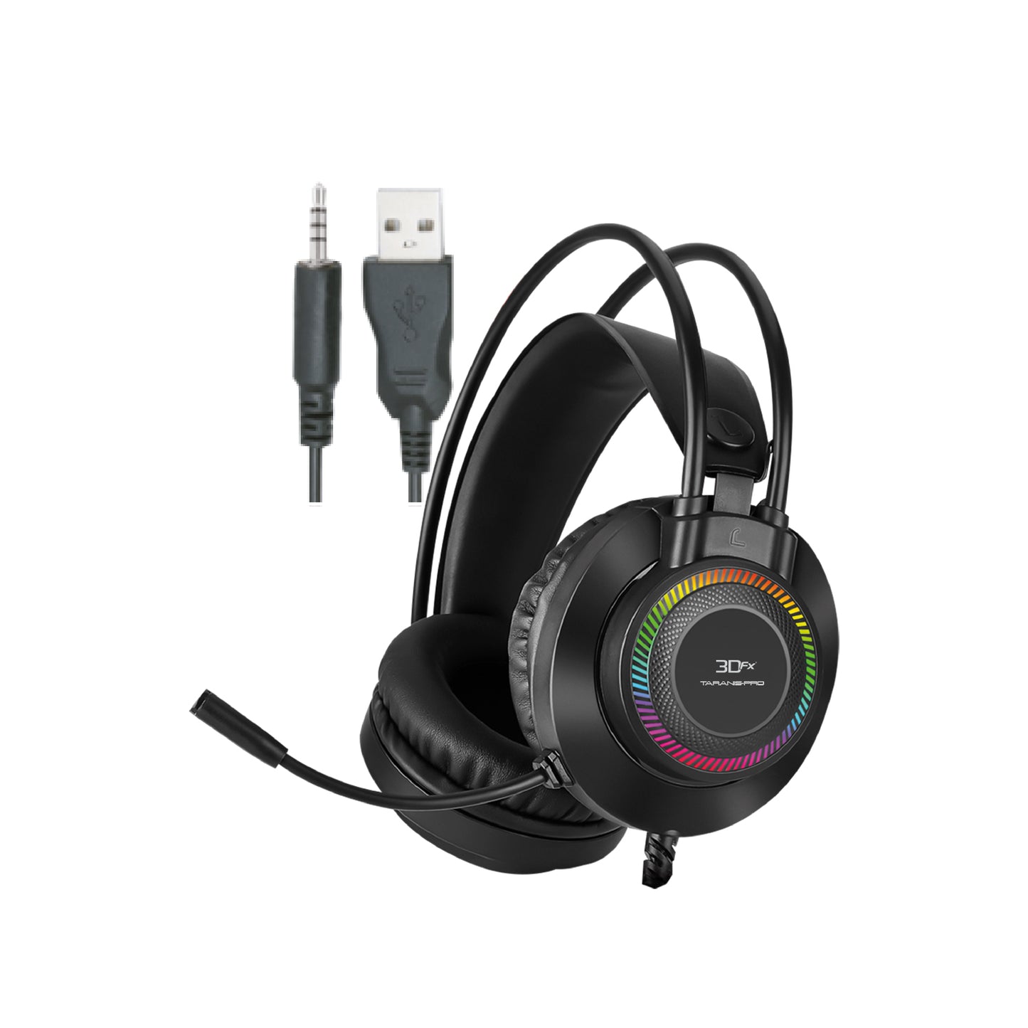 Kit Gamer 4 en 1 3DFX Teclado + Mouse + Audífonos + Mousepad Taranis Pro – imagen 4