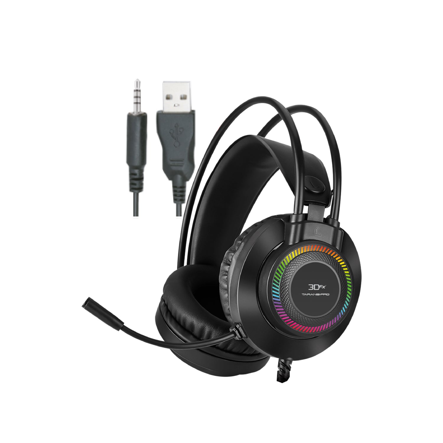 Kit Gamer 4 en 1 3DFX Teclado + Mouse + Audífonos + Mousepad Taranis Pro – imagen 4
