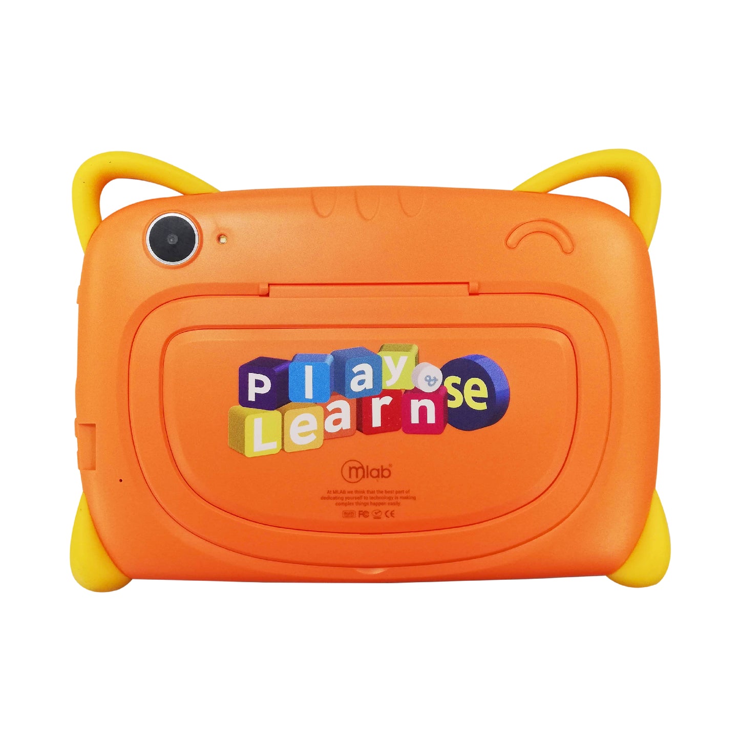 Tablet Microlab Kids Play & Learn Se 16gb Rom 2gb Ram 7 Pulgadas Naranja – imagen 3