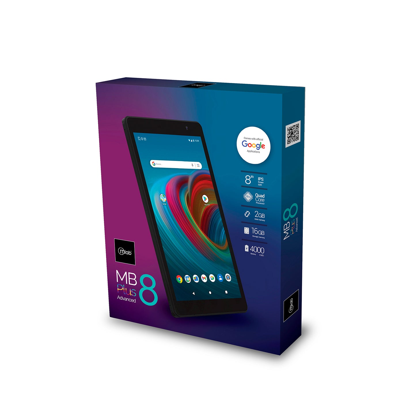 Tablet Microlab MB8 Plus Multimedia 16gb Rom 2gb Ram Wifi Negro – imagen 2