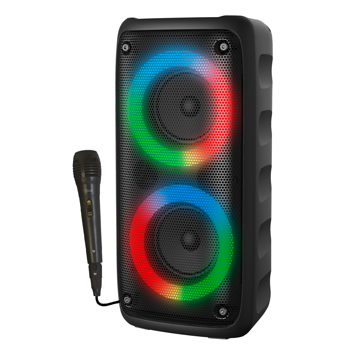 Parlante Bluetooth Karaoke Microlab Colorfeel Pro Mic Negro