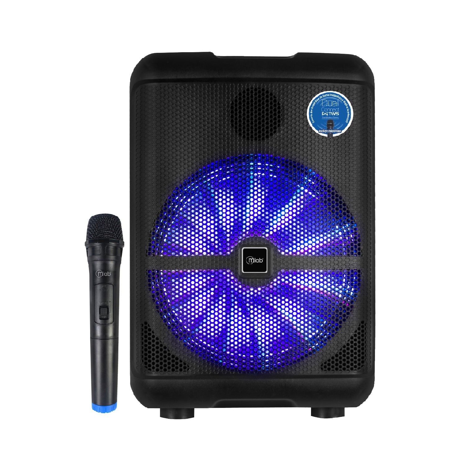 Parlante Bluetooth Microlab Karaoke Sound Bass 12 Mod 9103 Negro – imagen 3