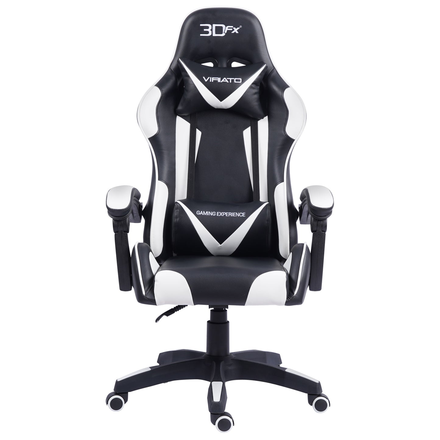 Silla Gamer Ergonomica 3dfx Viriato Negro Blanco – imagen 6