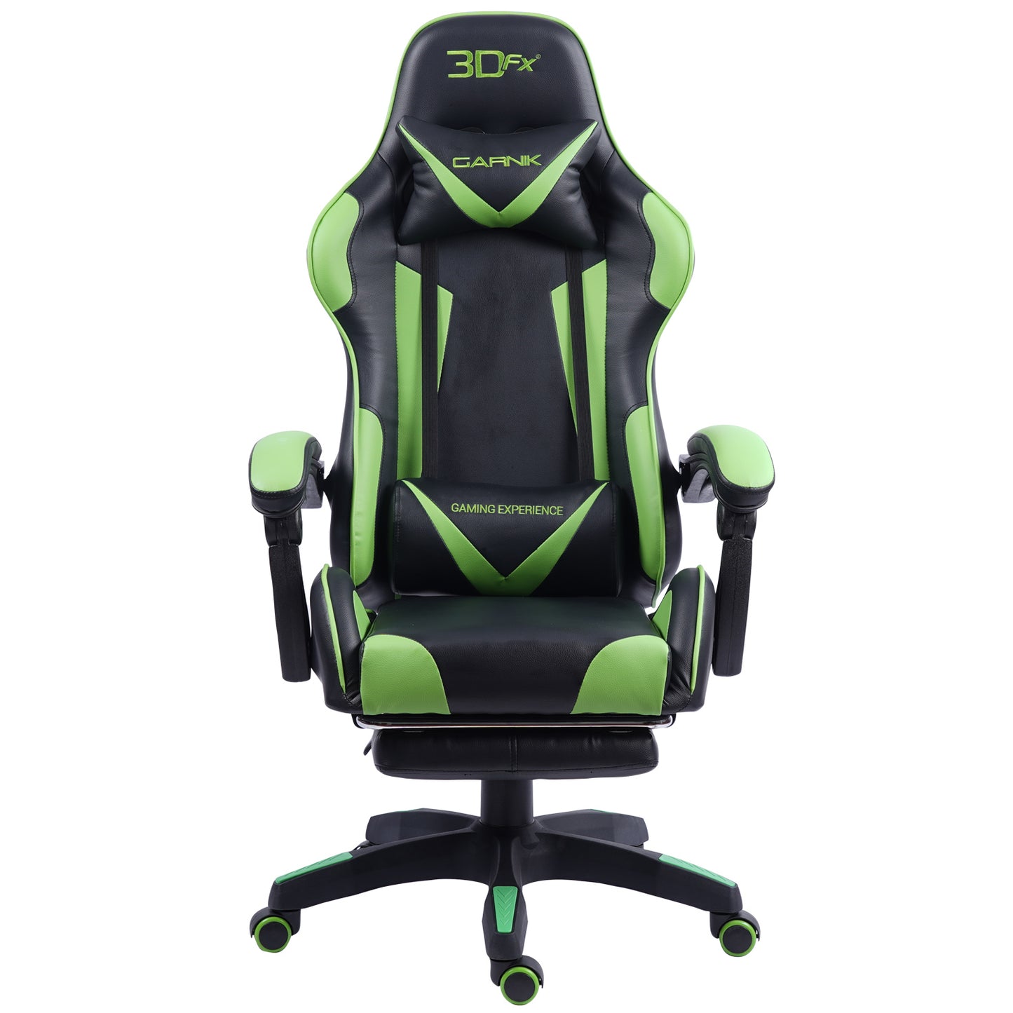 Silla Gamer Ergonomica 3dfx Garnik Negro Verde – imagen 2