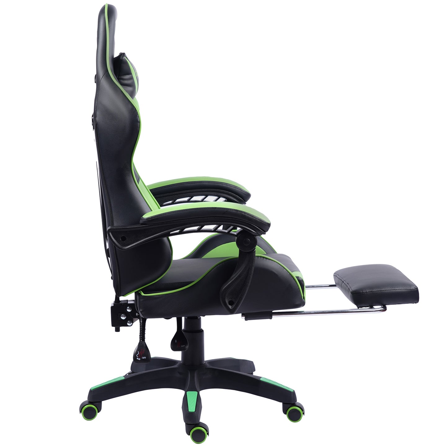 Silla Gamer Ergonomica 3dfx Garnik Negro Verde – imagen 4