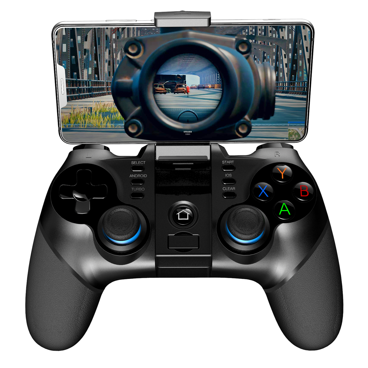 Control Joystick Bluetooth Ipega 9156 Receptor Usb Negro