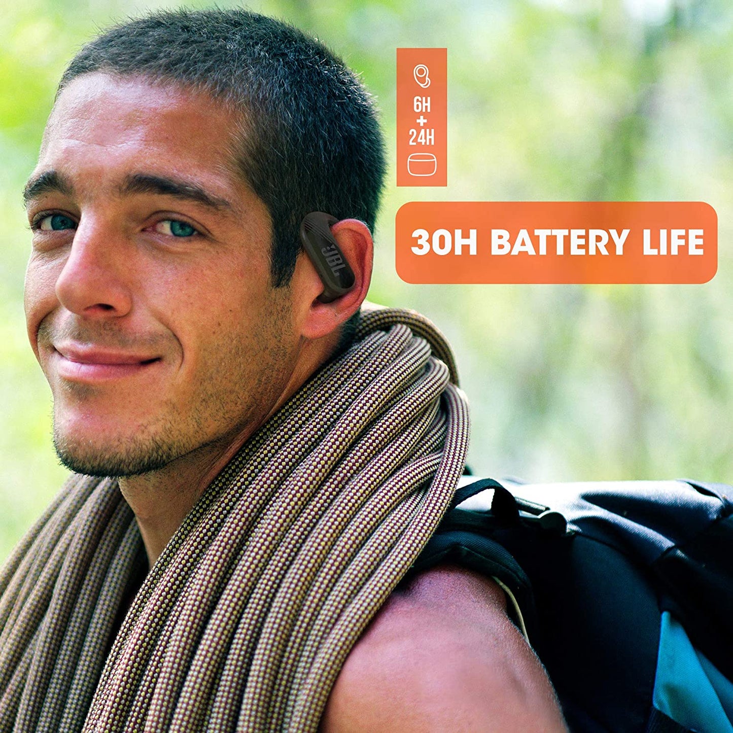 Audífonos Bluetooth Jbl Endurance Peak 2 Negro – imagen 5