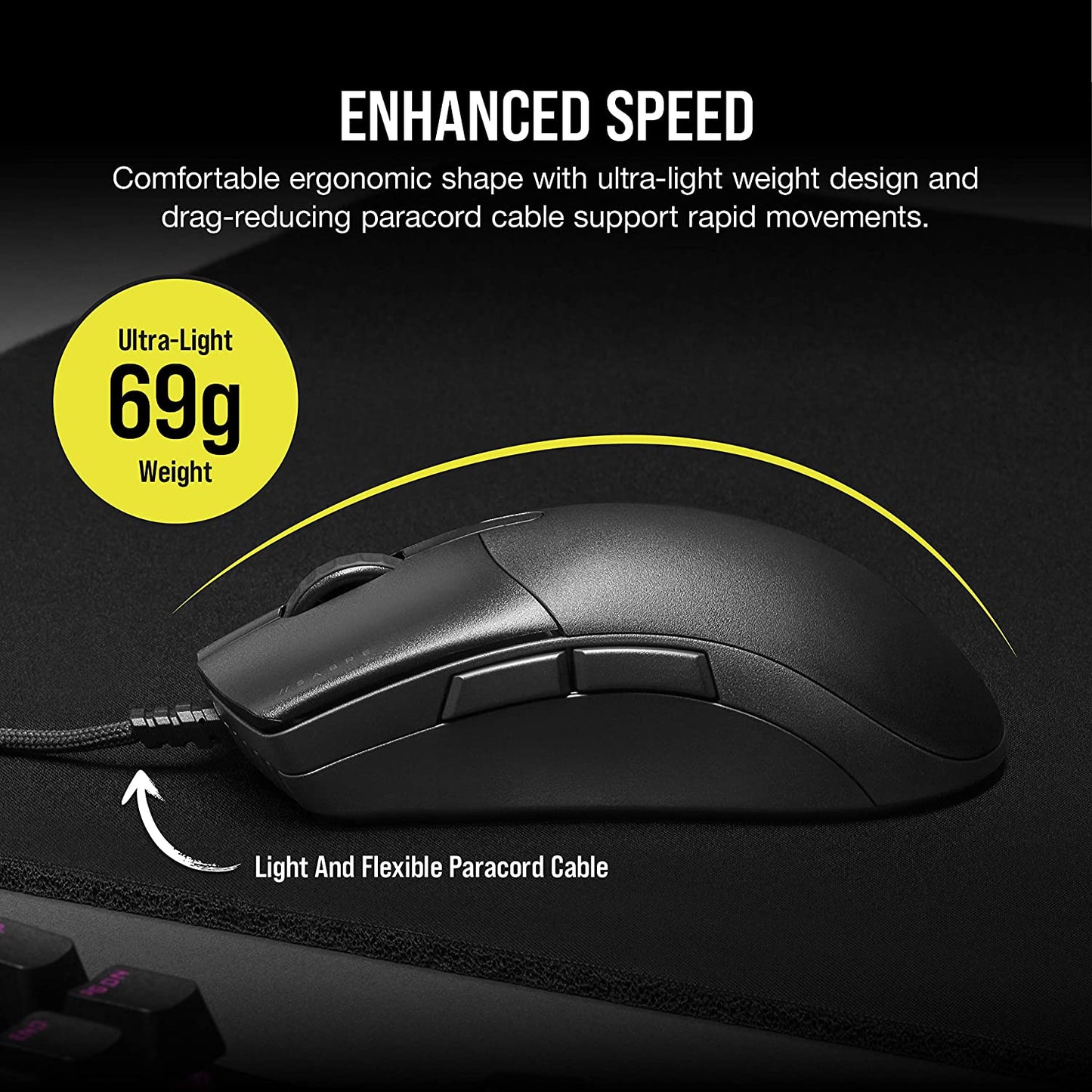 Mouse Gamer Corsair Sabre Pro 18000Dpi Negro – imagen 2