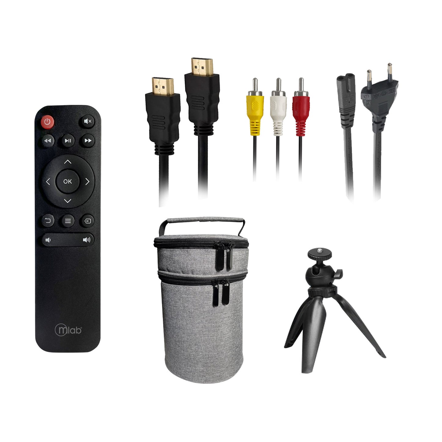 Proyector Led Portátil 360º Full Hd Home Cinema Microlab – imagen 6