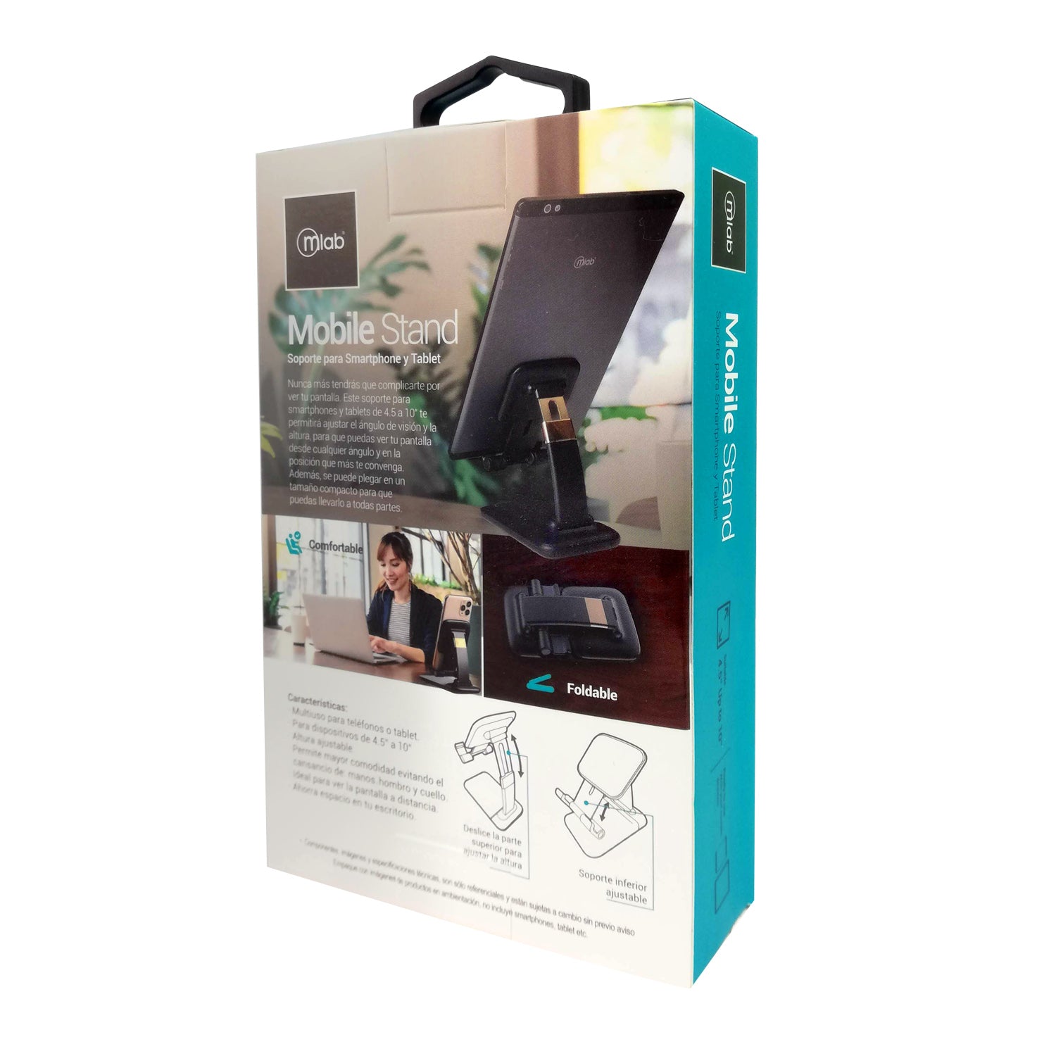 Soporte Escritorio Para Smartphone Tablet Microlab Mod 9222 Negro – imagen 4