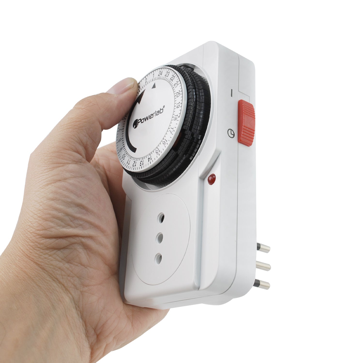 Temporizador Programable 24 Horas 2300w 220v Powerlab Blanco – imagen 5