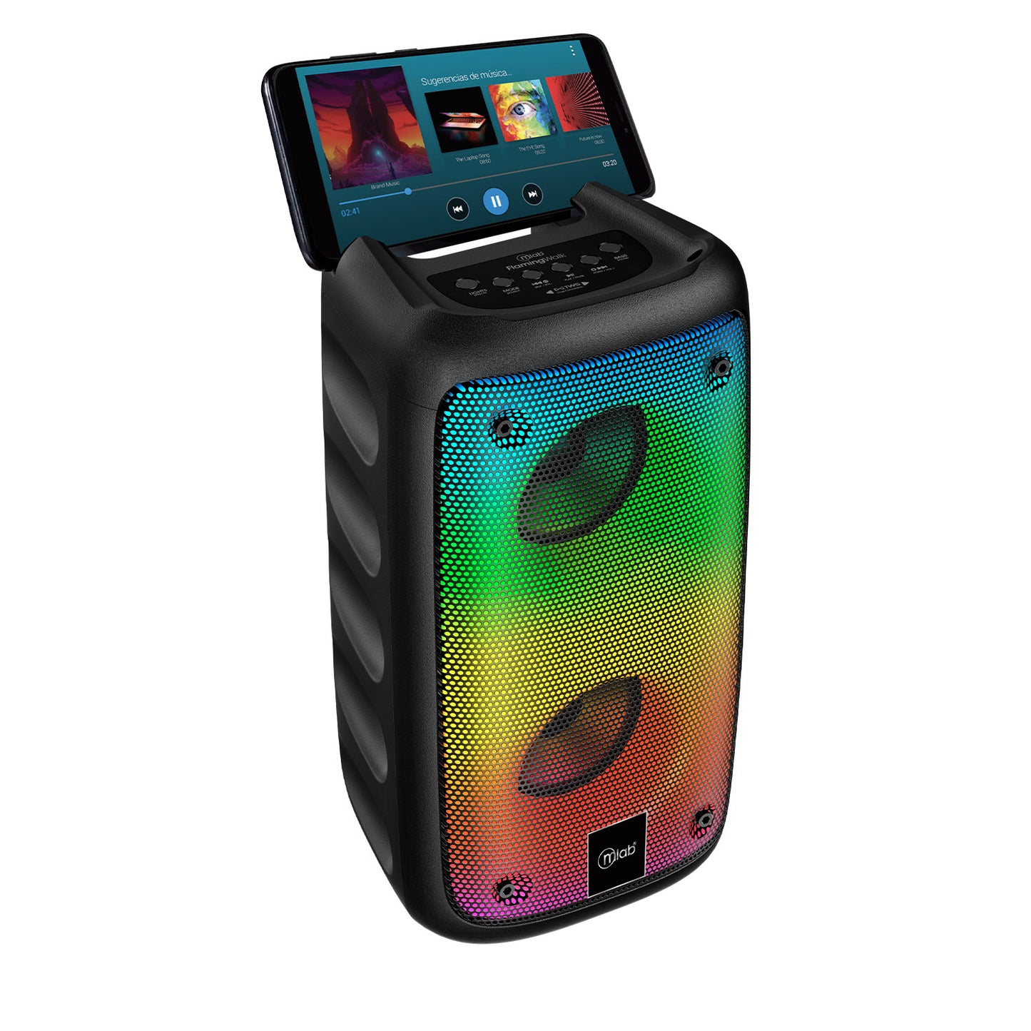 Parlante Bluetooth Microlab Parlante Tws Flaming Walk Mod 9291 Negro – imagen 3