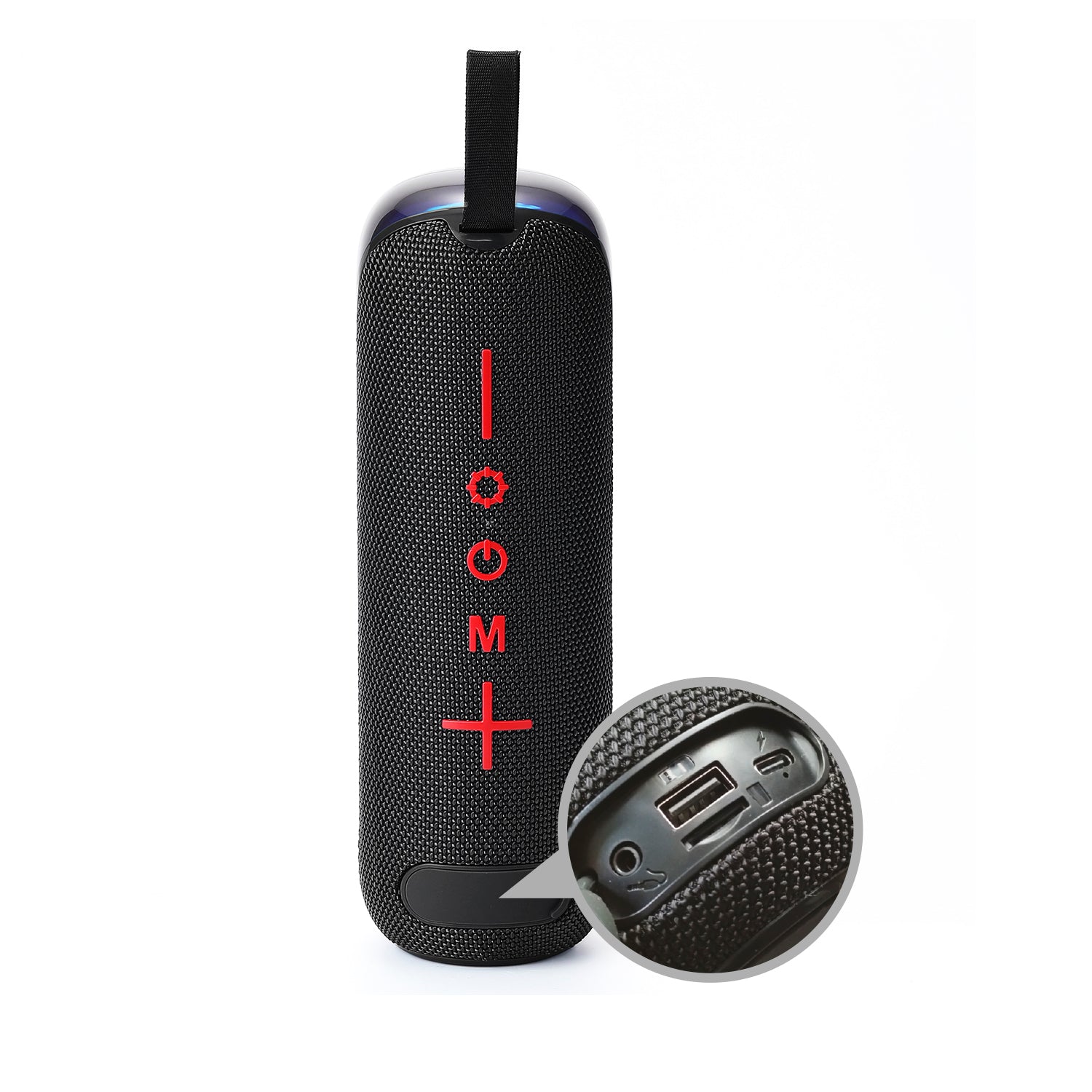 Parlante Bluetooth Microlab Flaming Torch Mod 9302 Negro – imagen 4