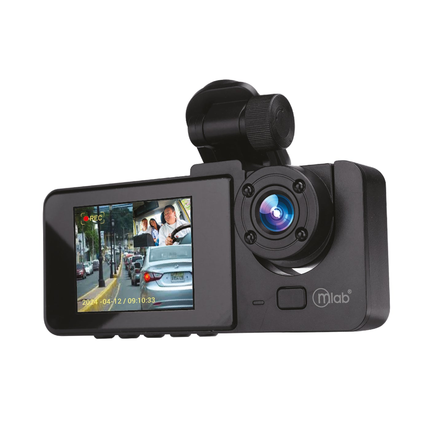 Camara De Auto Mlab Dual Wifi Dash Cam Full Hd 1080p Mod 9317 Negro – imagen 2