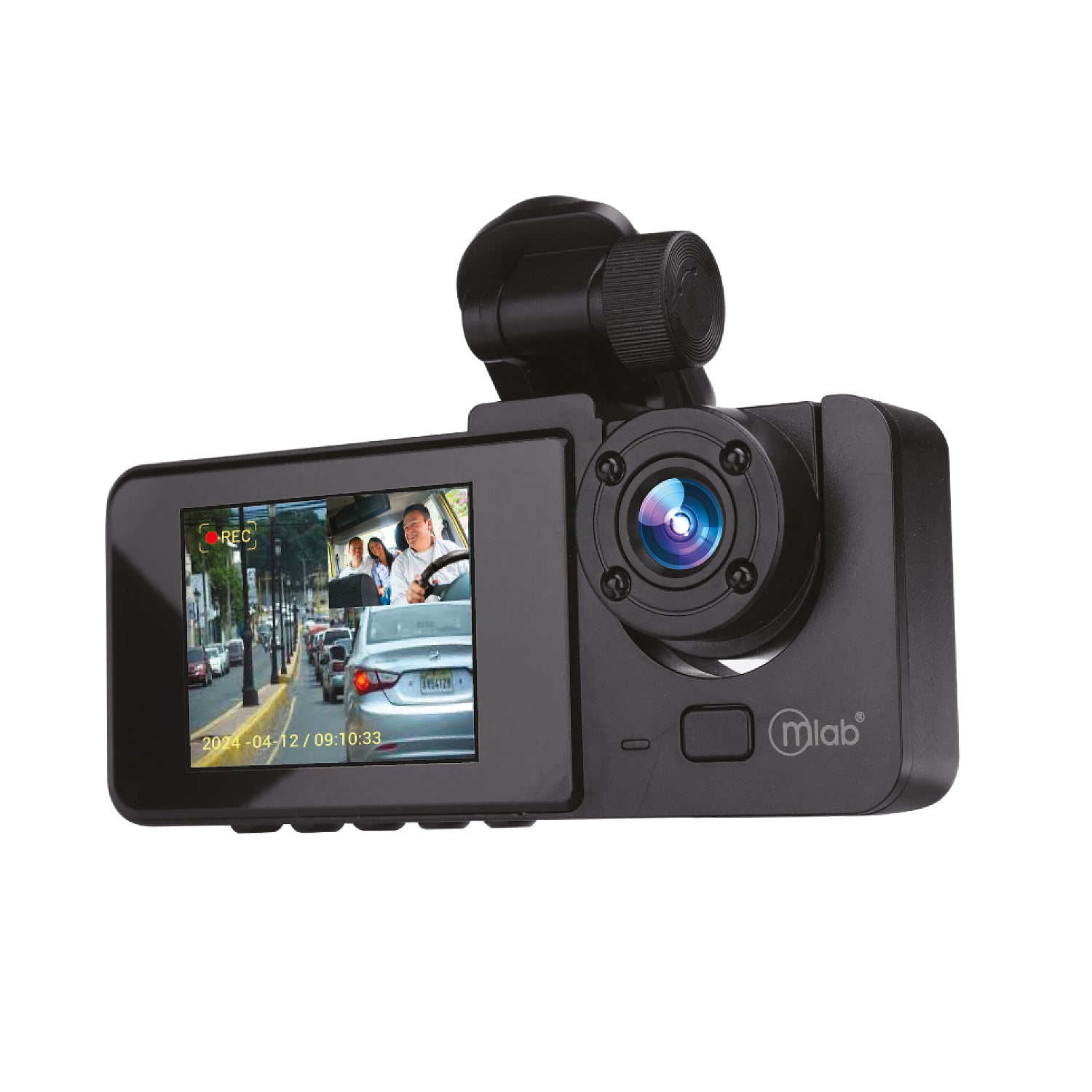 Camara De Auto Mlab Dual Wifi Dash Cam Full Hd 1080p Mod 9317 Negro – imagen 2