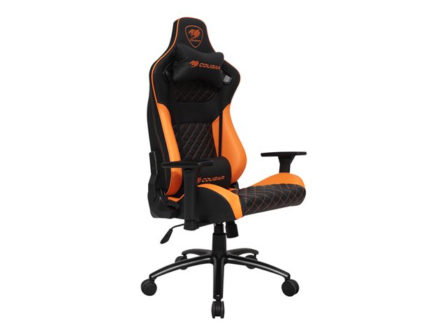Silla Gamer Profesional Cougar Explorer S Negro Naranjo – imagen 3