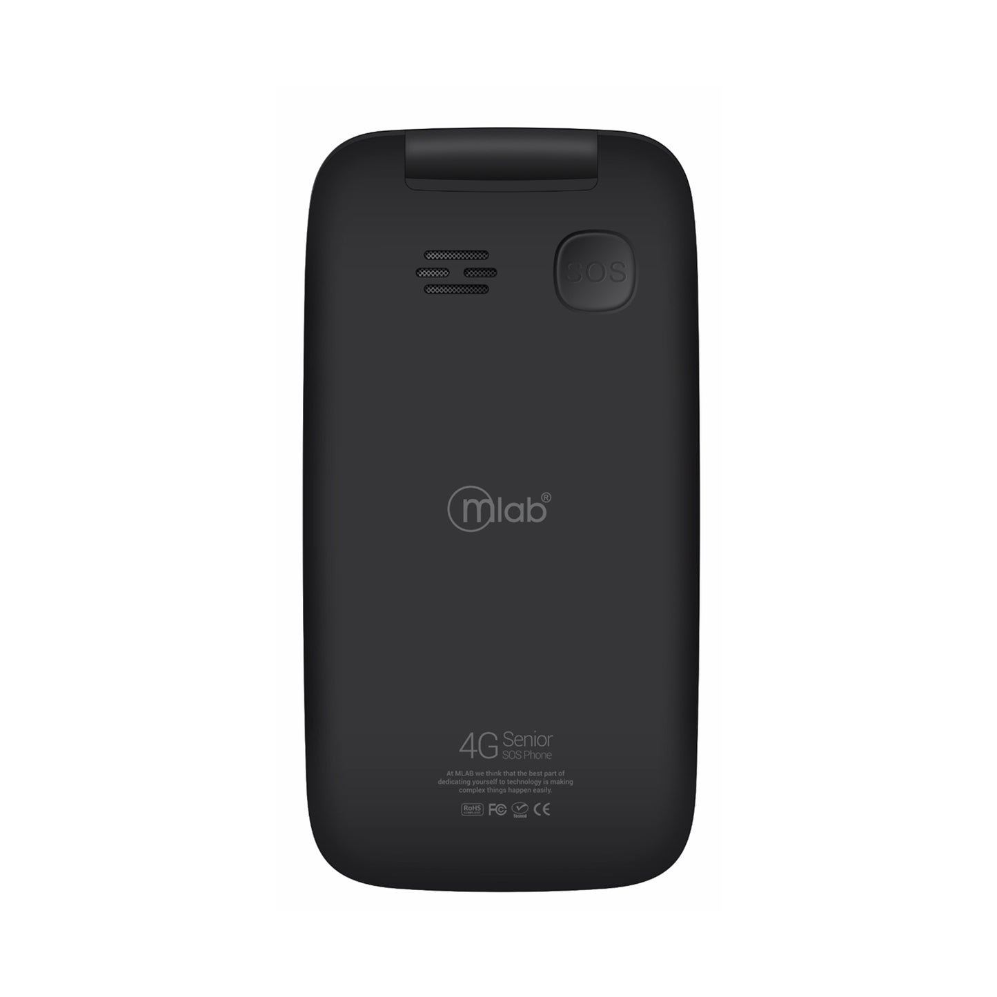 Telefono Celular Senior Adulto Mayor Mlab 9338 Doble Pantalla Sos 4g Negro – imagen 4