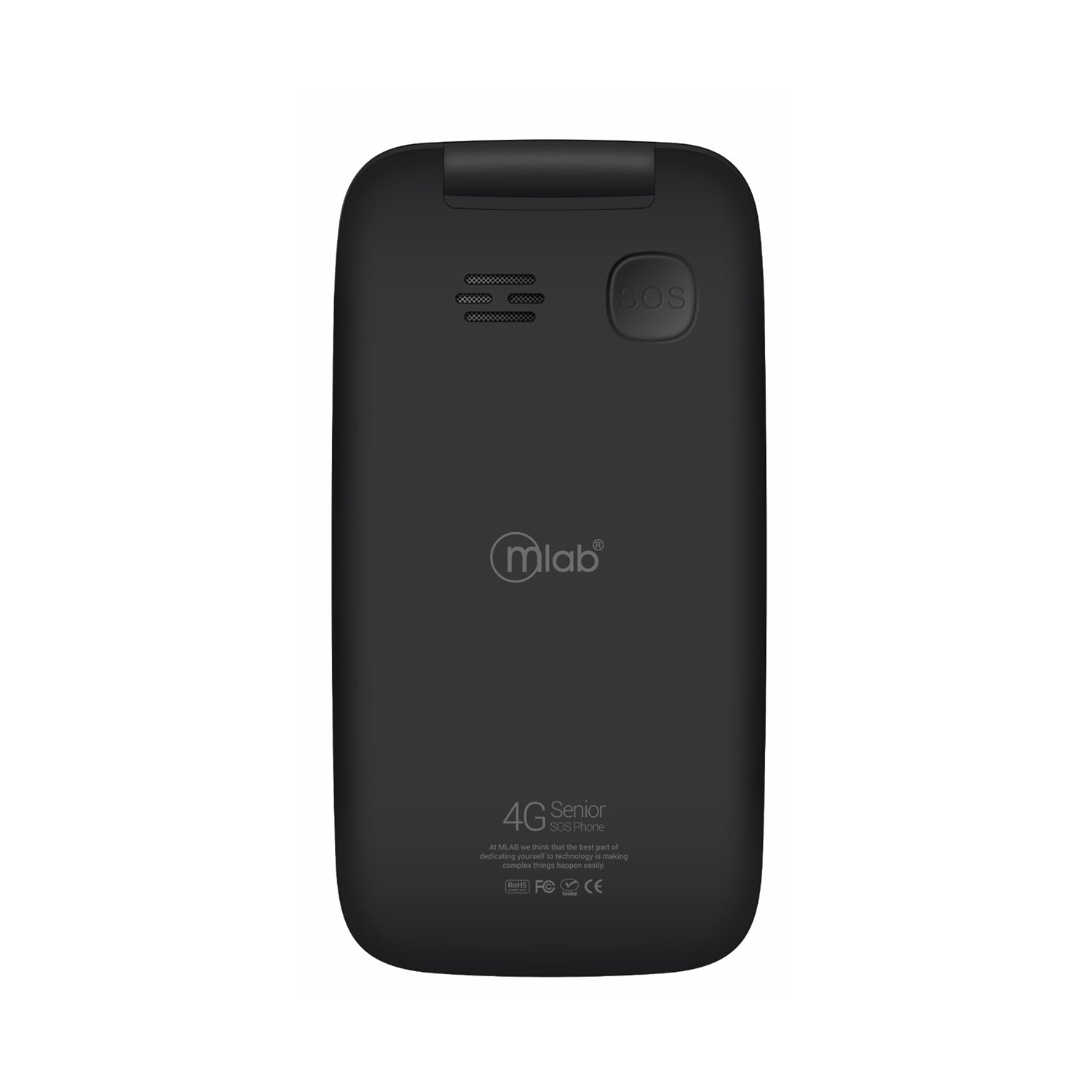 Telefono Celular Senior Adulto Mayor Mlab 9338 Doble Pantalla Sos 4g Negro – imagen 4